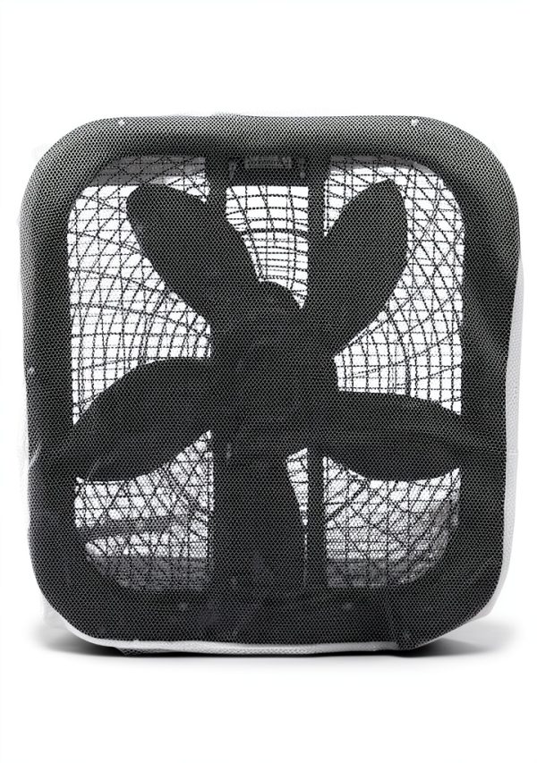 ARAWARA Fan Cover White Mesh Cloth Window Square Fan-0