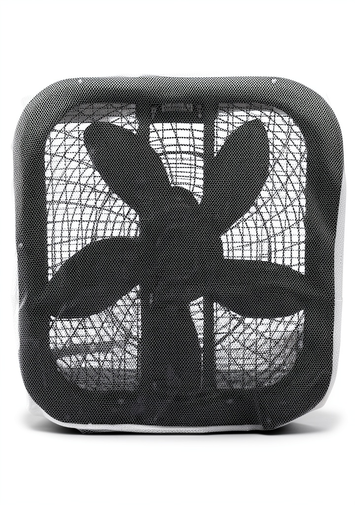 ARAWARA Fan Cover installed on a square window fan