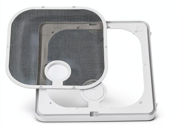 Ventline Truck Vent Screen White Powder Coated Fit-0