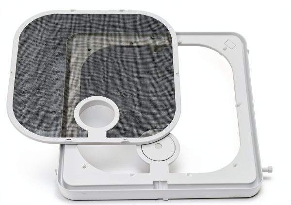Ventline Truck Vent Screen White Powder Coated Fit-1