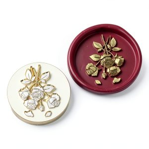 Zaviftie Brass Embossed Wax Seal Stamp Head for Vintage-0
