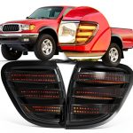 Tacoma LED Corner Lights PXPART Smoked Lens 24TKMT01 Waterproof Front-0