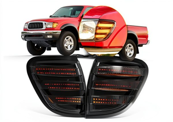 Tacoma LED Corner Lights PXPART Smoked Lens 24TKMT01 Waterproof Front-0