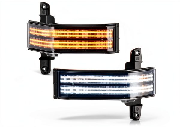 VIPMOTOZ Sequential Turn Signal Light Pair for 2014 Pickup Truck Black-0