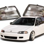 Cuztom Tuning Clear ABS Rear Corner Light Pair for 1992-1995 Honda-0